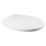 Swirl  Soft-Close with Quick-Release Toilet Seat Stainless Steel & Plastic White