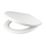 Swirl  Soft-Close with Quick-Release Toilet Seat Stainless Steel & Plastic White