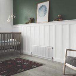 Stelrad 450mm x 1000mm 4521BTU White Type 22 Convector Radiator