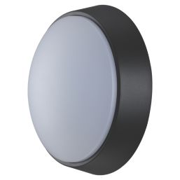 Luceco Eco Indoor & Outdoor Round LED Decorative Bulkheads Black/White 10W 700lm