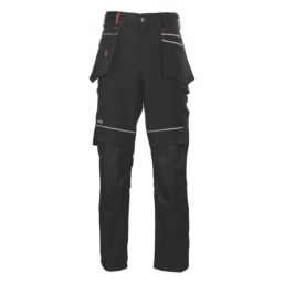 Scruffs Tansen Tech Work Trousers Black 36" W 32" L
