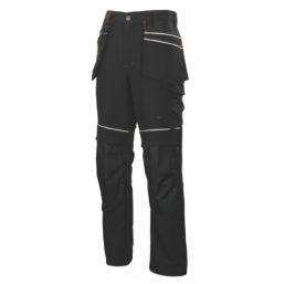 Scruffs Tansen Tech Work Trousers Black 36" W 32" L