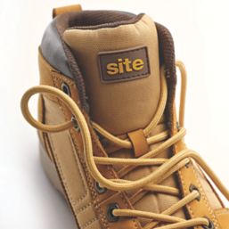 Site Sandstone Size 9  Wheat  Steel Toe Cap Safety Trainer Boots