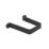 FloPlast  Square Pipe Clips Black 65mm 10 Pack