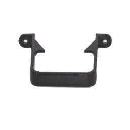 FloPlast  Square Pipe Clips Black 65mm 10 Pack
