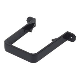 FloPlast  Square Pipe Clips Black 65mm 10 Pack