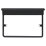 Schneider Electric Lisse  2-Gang Frame Surround Shelf Black