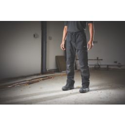 Site Tesem Multi-Pocket Work Trousers Black 32" W 32" L