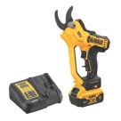 DEWALT DCMPP568P1-GB 18V 1 x 5Ah Li-Ion XR Cordless Bypass Powered Secateurs