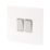 Varilight  10AX 2-Gang 2-Way Light Switch  Ice White