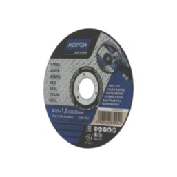 Norton  Metal Cutting Discs 125mm (5") x 22.23mm 5 Pack