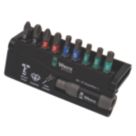 Wera Bit-Check 10 Impaktor 1/4" Hex Shank Mixed Bit Set 10 Pieces