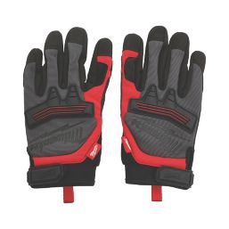 Milwaukee  Demolition Gloves Black/Red Large