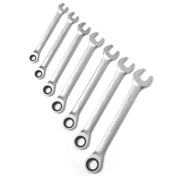 C.K  Ratchet Combi Spanner Set 7 Pieces