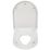 Croydex Hillier Soft-Close with Quick-Release Family Toilet Seat Polypropylene White