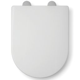 Croydex Hillier Soft-Close with Quick-Release Family Toilet Seat Polypropylene White
