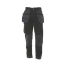 DeWalt Harrison Work Trousers Black/Grey 36" W 33" L