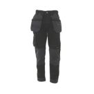DEWALT Harrison Work Trousers Black/Grey 36" W 33" L