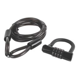 Smith & Locke Plastic & Steel Cable Lock 290mm x 10mm