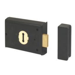 Smith & Locke  Traditional Rim Deadlock Black 105mm x 80mm