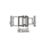 Flomasta  Brass Compression Reducing Internal Coupler 15mm x 10mm