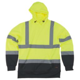Scruffs  Hi-Vis Hoodie Yellow / Navy Large 49" Chest