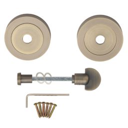 Carlisle Brass  Standard WC Thumbturn Set Antique Brass 50mm