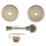 Carlisle Brass  Standard WC Thumbturn Set Antique Brass 50mm