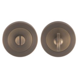 Carlisle Brass  Standard WC Thumbturn Set Antique Brass 50mm