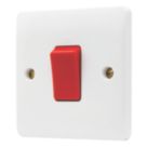 Vimark Pro 50A 1-Gang DP Cooker Switch White
