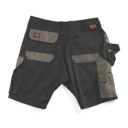 Scruffs Worker Plus Multi-Pocket Holster Work Shorts Black 38" W