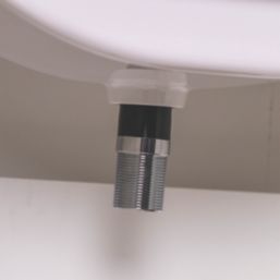 Top-Fix Unslotted Push Button Basin Waste Chrome 60mm