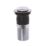 Top-Fix Unslotted Push Button Basin Waste Chrome 60mm
