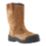 Site Gravel Size 8  Tan  Steel Toe Cap Safety Rigger Boots