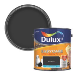 Dulux EasyCare Washable & Tough 2.5Ltr Rich Black Matt Emulsion  Paint