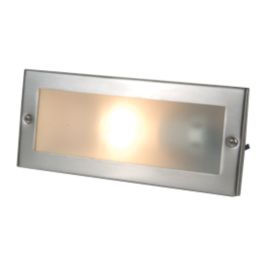 Essentials Corsica Outdoor CFL Brick Light Stainless Steel