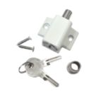 Smith & Locke   Patio Door Lock White