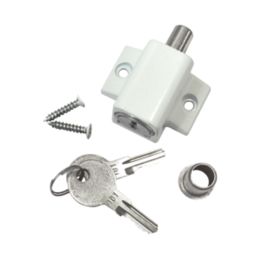 Smith & Locke   Patio Door Lock White
