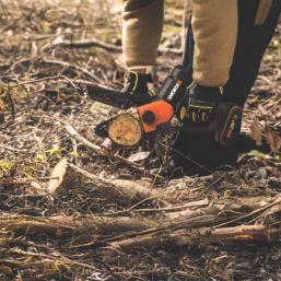 Worx  20V 1 x 2.0Ah Li-Ion PowerShare  Cordless 12cm Mini Chainsaw