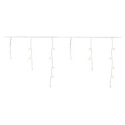 ExtendLite 100 LED Indoor & Outdoor Very Warm White Connectable Icicle Christmas Light Extension Kit