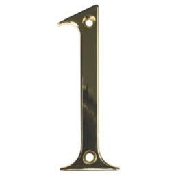 Fab & Fix Door Numeral 1 Gold 80mm