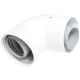 Ideal Heating  Flue Elbow Kit 60/100mm 90°