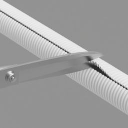 D-Line 10-25mm White Cable Tidy Tube 1.1m