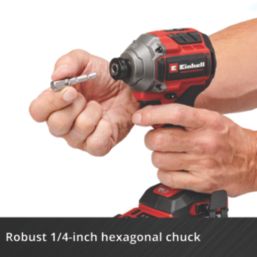 Einhell Professional Compact 18V 2 x 4.0Ah Li-Ion Power X-Change Brushless Cordless Combi Drill & Impact Driver Twin Pack