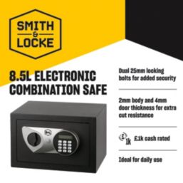 Smith & Locke   Electronic Combination Safe 8.5Ltr
