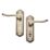 Designer Levers Bewdley Fire Rated WC Lever Bathroom Door Handle Pair Antique Brass