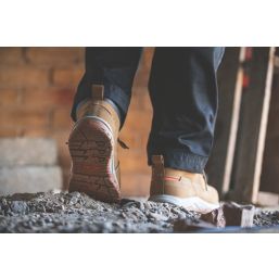 Scruffs Ridge Size 7  Tan  Steel Toe Cap Safety Boots