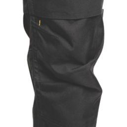 JCB Trade Hybrid Stretch Work Trousers Black 30" W 32" L