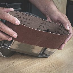 Trend AB/B75A/60 80 Grit Multi-Material Sanding Belts 533mm x 75mm 3 Pack