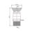 Top-Fix Slotted Push Button Basin Waste Brushed Brass 60mm